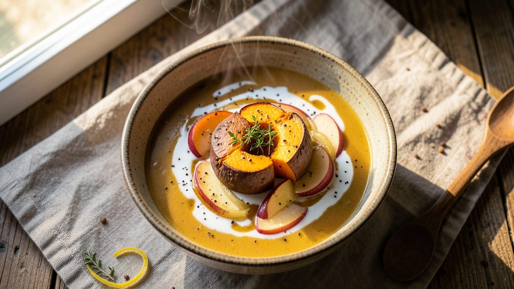 Acorn Squash and Apple Soup Recipe: Spiced Autumn Flavor in One Pot
