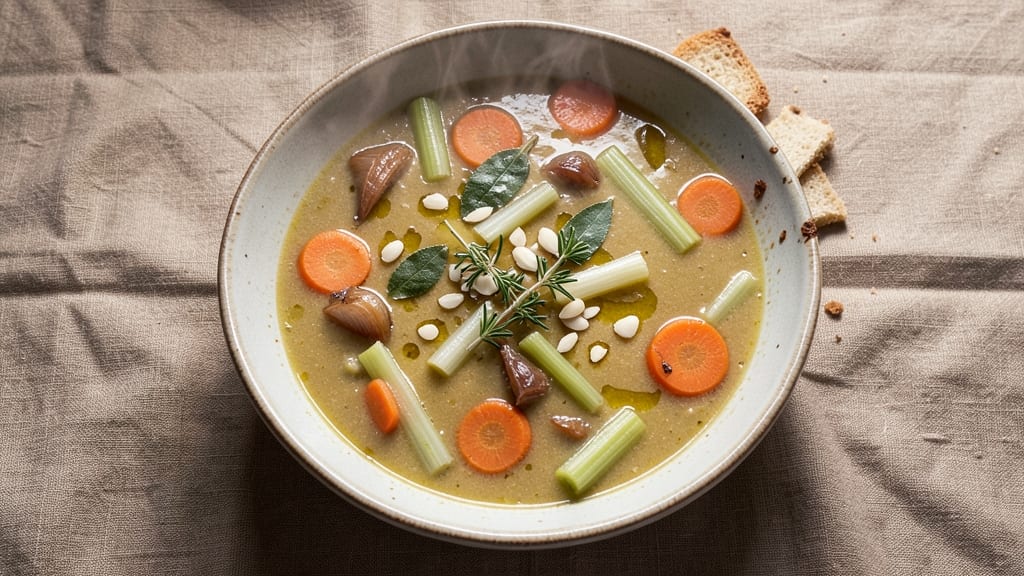 Barefoot Contessa's Soup Recipe: Velvet-Smooth Herb Broth With Crisp Celery Crowns