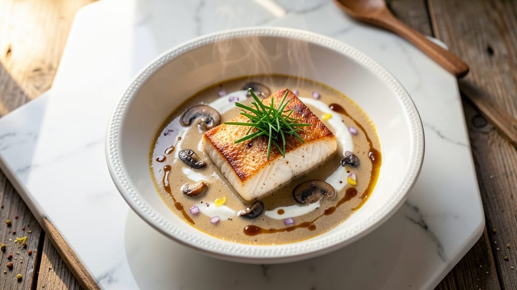 Baked Fish With Cream Of Mushroom Soup Recipe: Silky Velouté Blanket Over Flaky Fillets