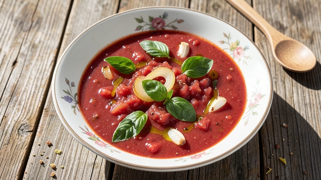 Barefoot Contessa's Tomato Basil Soup Recipe: Sunshine-Inspired Brightness With Fresh Herb Zing