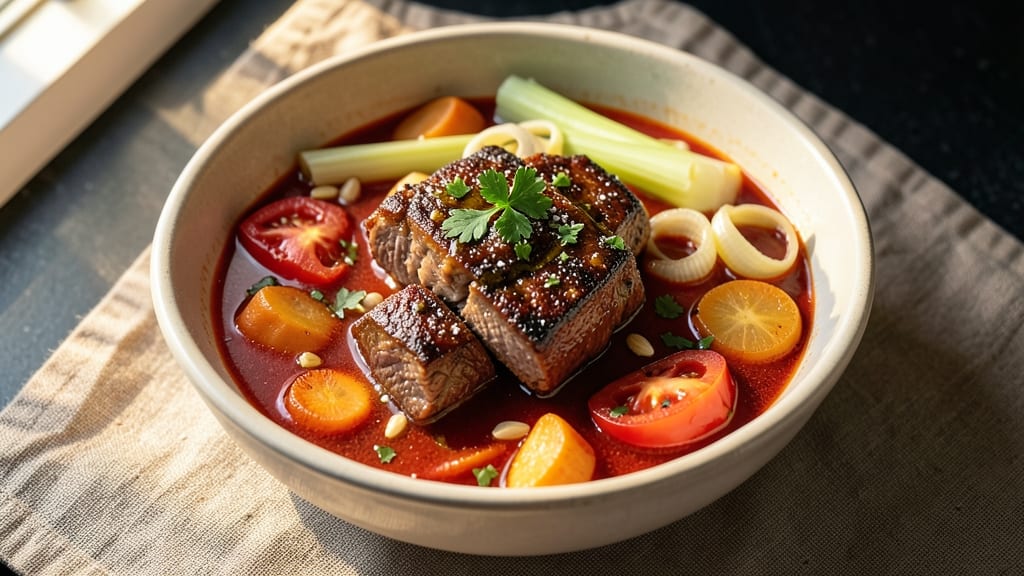 Beef Soup Pressure Cooker Recipe: Ultra-Tender Meat in 45 Minutes