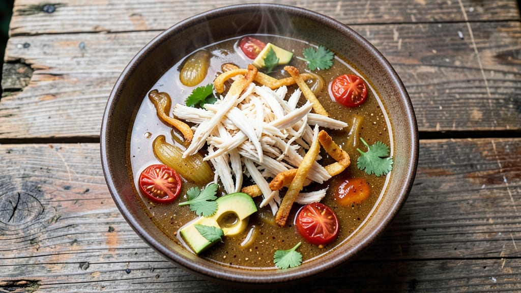 Barefoot Contessa's Tortilla Soup Recipe: Smoky Tomato Base With Crispy Corn Topping