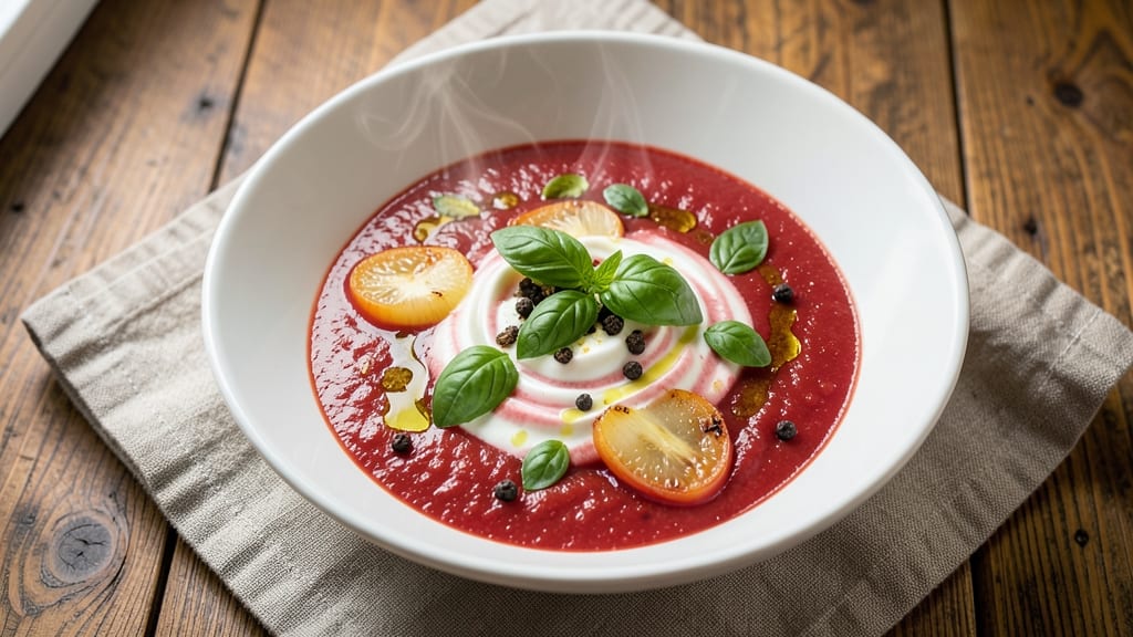 Arash Hashemi's Tomato Basil Soup Recipe: Silky Smooth With Fresh Herb Brilliance