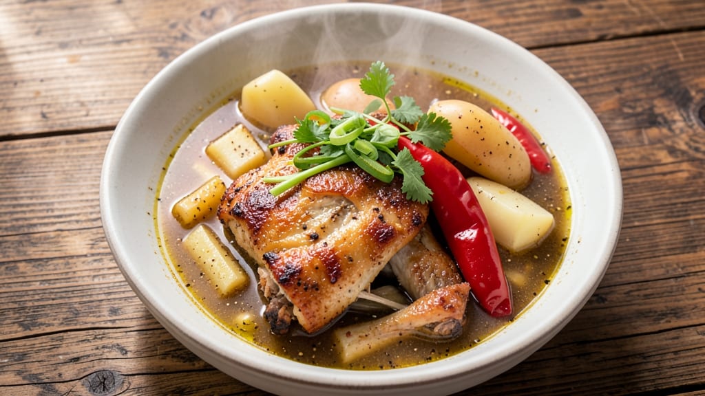 Authentic Cuban Chicken Soup Recipe: Bold Spice and Crispy Plantain Crunch