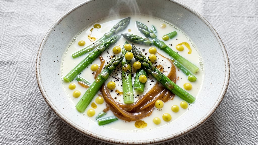 Asparagus and Pea Soup Recipe: Bright Spring Flavors in 25 Minutes