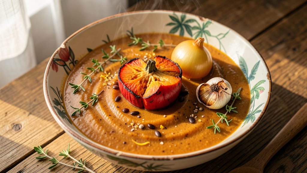 Bahamian Pumpkin Soup Recipe: Spiced Rum and Coconut Cream Velvety Richness