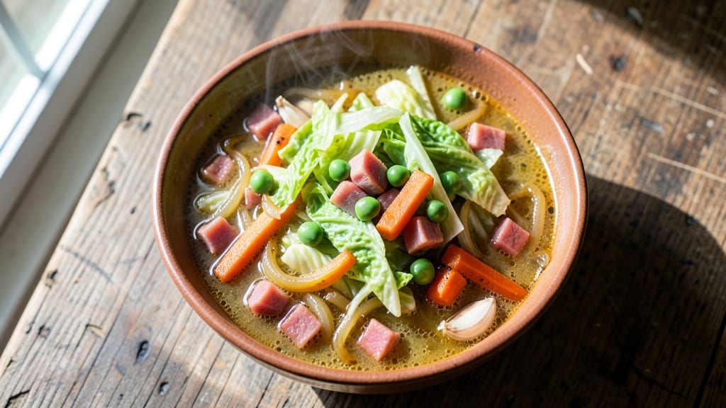 Best Pioneer Woman Cabbage Soup Recipe: Savory Ham and Sweet Pea Harmony in One Pot