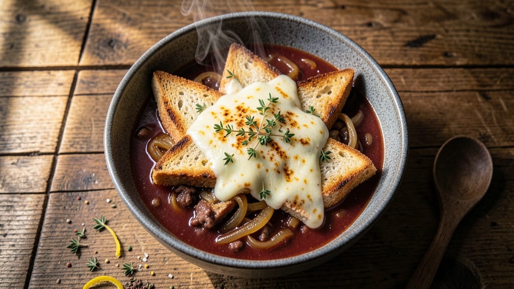 Amazing French Onion Soup Recipe: Gruyère-Garnished Crunch and Caramelized Depth