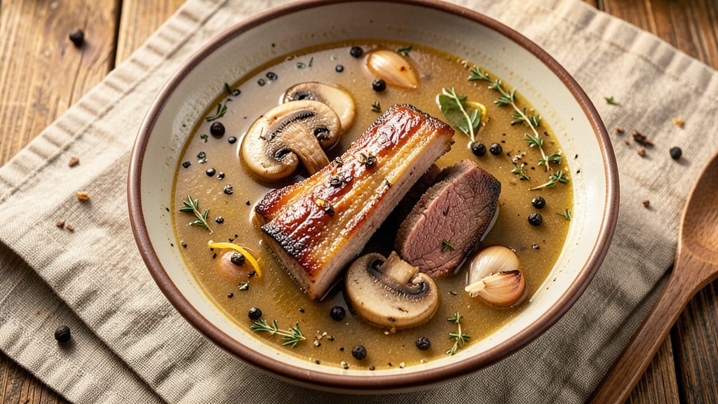 Beef Broth Mushroom Soup Recipe: Deep Umami Flavor From Slow-Simmered Bones