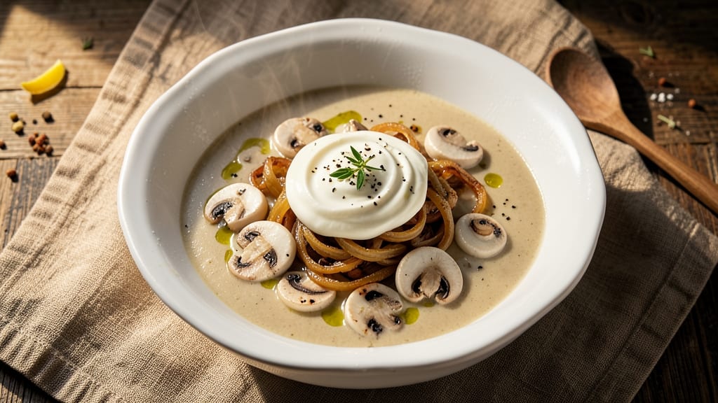 Best Cream of Mushroom Soup Recipe Ever: Velvety Depth With Crisp Celery Crown Topping