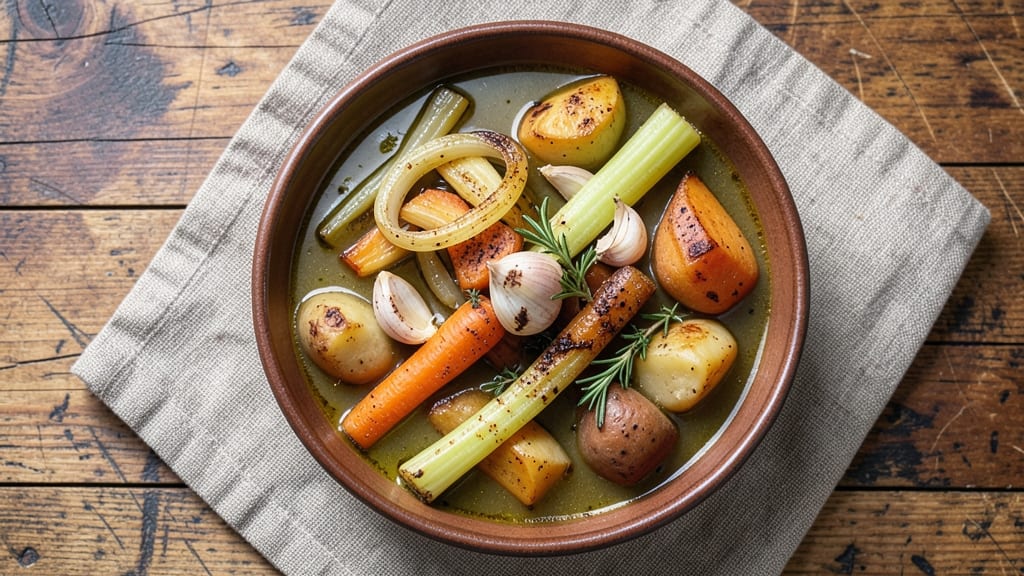 Adam Ragusea's Vegetable Soup Recipe: Smoky Garlic and Herb-Roasted Base