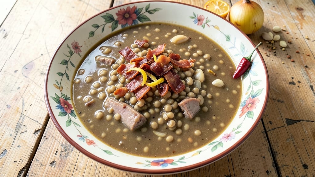 Bahamian Split Pea Soup Recipe: Smoky Coconut and Bacon Harmony