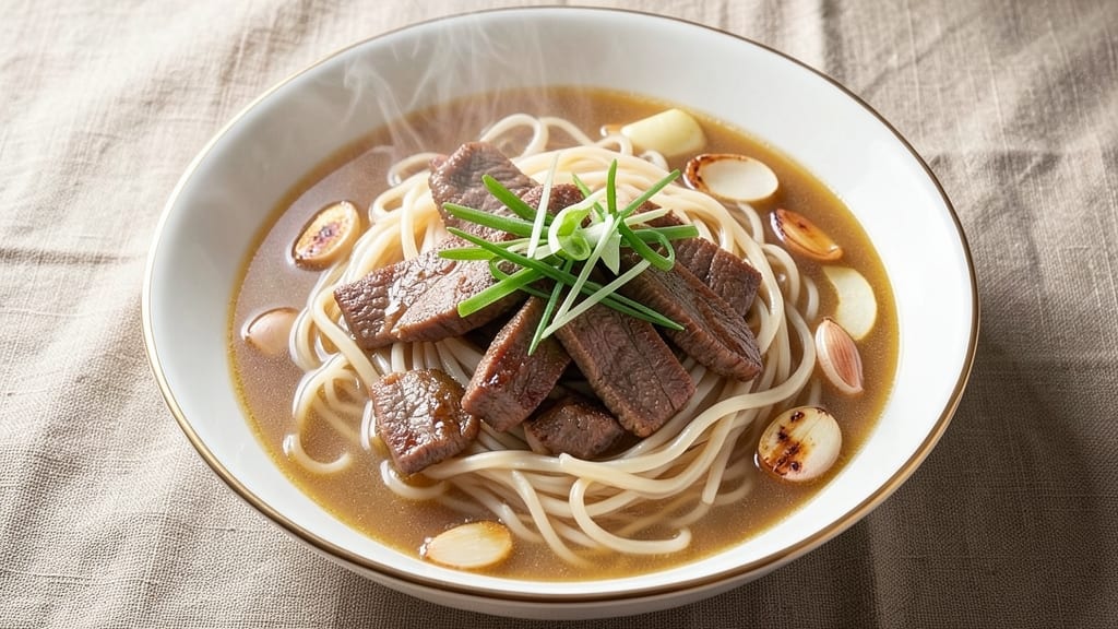 Beef Kway Teow Soup Recipe: Wok-Seared Beef and Flat Noodle Symphony