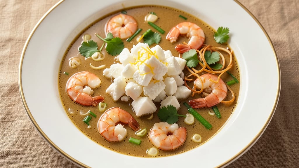 Best Recipe for Tasty Seafood Soup With Crab and Shrimp: Braised Spice Depth and Buttery Seafood Richness