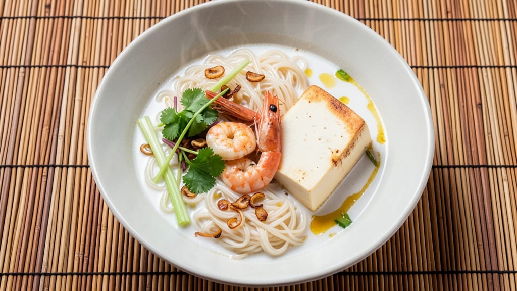 Asian Wedding Soup Recipe: Fragrant Lemongrass and Coconut Rice Noodle Delight