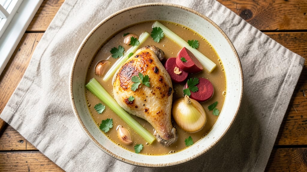 Authentic Chicken Soup Recipe: Grandma-Inspired Crisp Celery Crowns