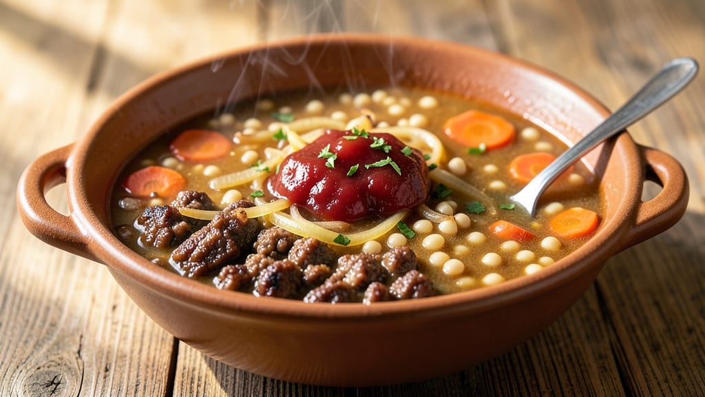 Beef Barley Soup Recipe With Hamburger: Hearty One-Pot Meal in 45 Minutes