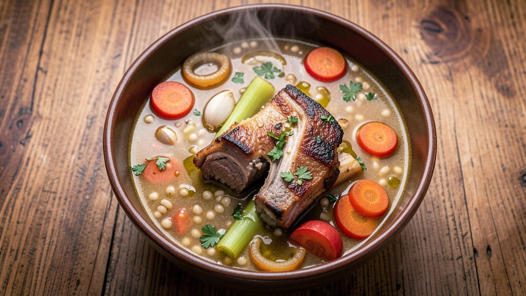 Beef Pearl Barley Soup Recipe: Savory Depth From Slow-Cooked Beef Bones