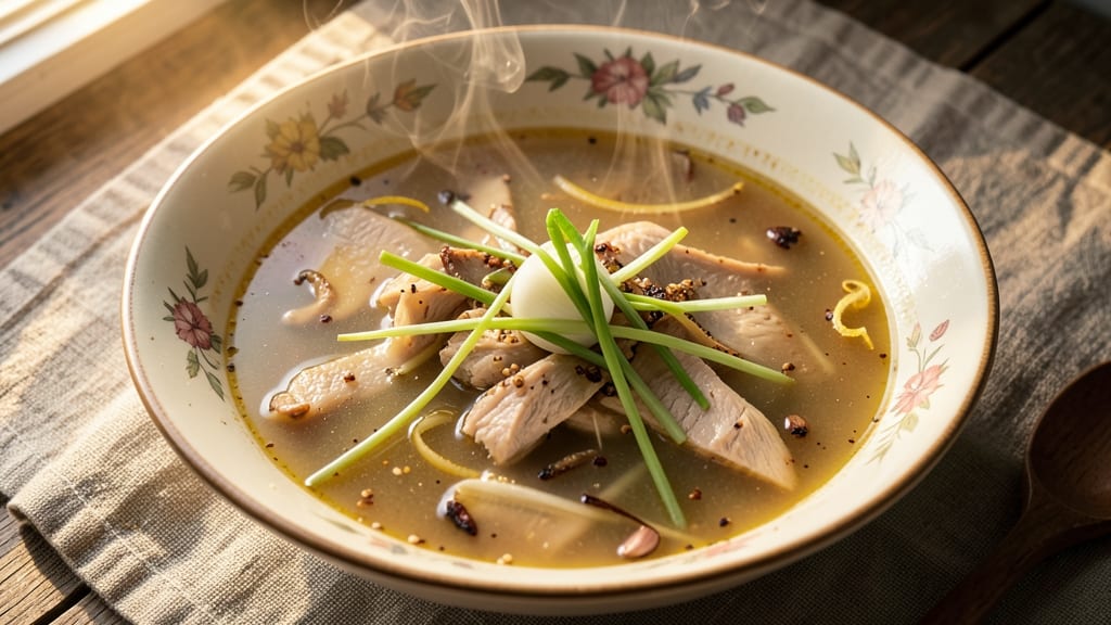 American Ginseng Soup Recipe: Earthy Herbal Depth With Silky Noodles