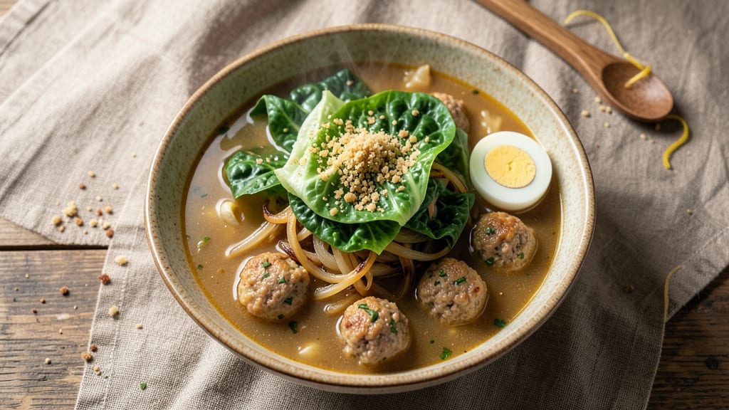 Albondigas Soup Recipe with Cabbage: Savory Meatballs in Herb-Infused Broth