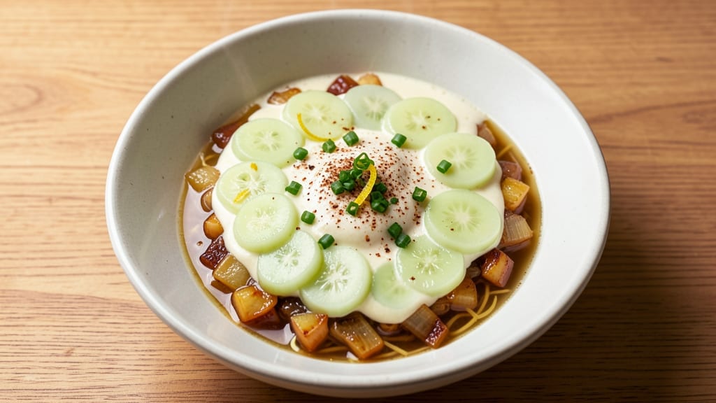 Bechamel Soup Recipe: Velvety White Sauce With Crisp Celery Crowns