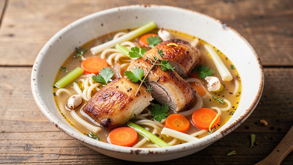 5 Star Homemade Chicken Noodle Soup Recipe: Star-Rated Comfort in Under 45 Minutes