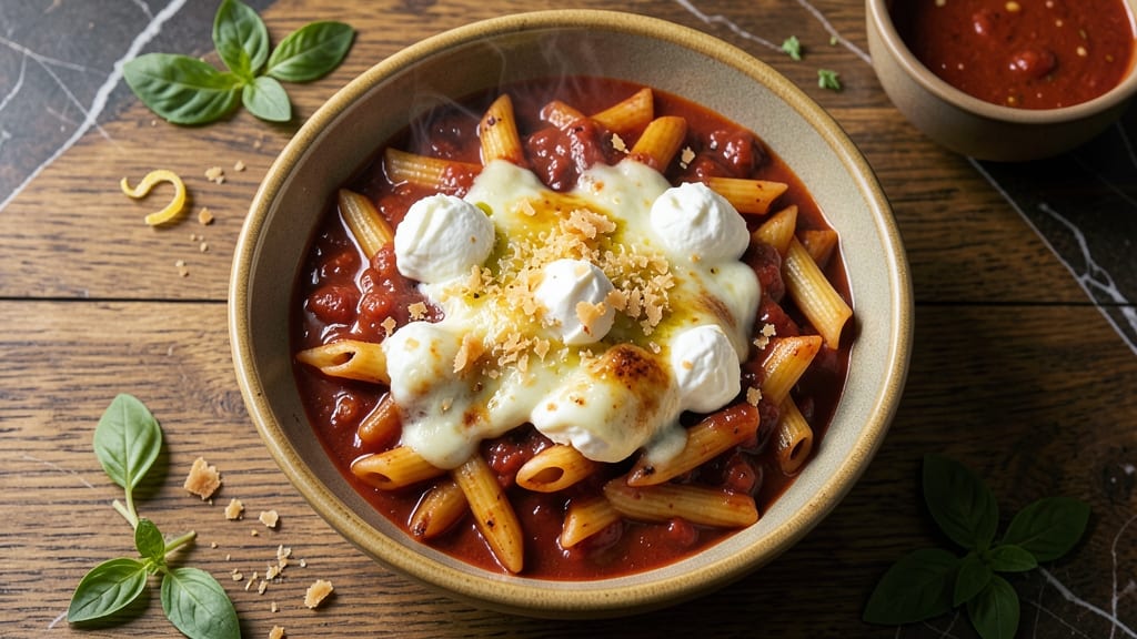 Baked Ziti Soup Recipe: Cheesy Layered Comfort in One Pot