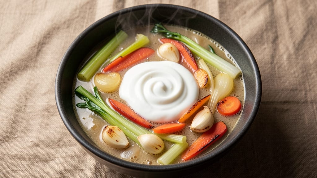 Amazing Creamy Celery Crown Soup Recipe: Crispy Topping Magic in One Pot