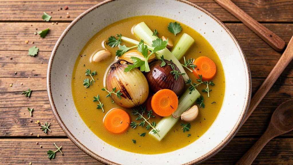 Barefoot Contessa Vegetable Soup Recipe: Slow-Simmered Herb Blend With Celery Crown Crisp