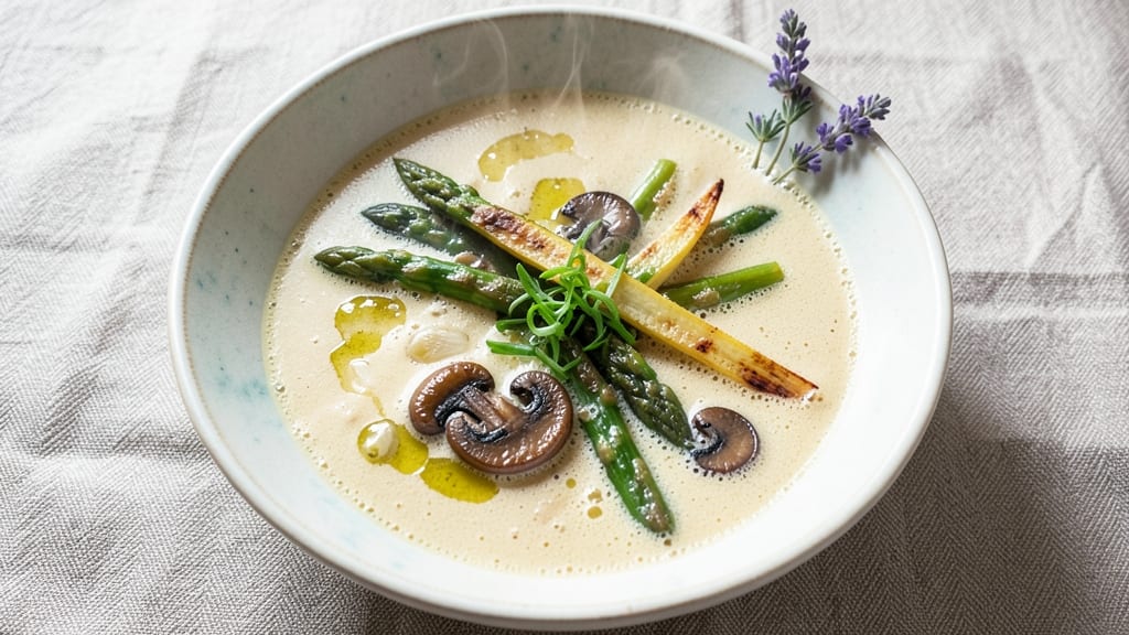 Asparagus and Mushroom Soup Recipe: Earthy Umami Harmony in One Pot