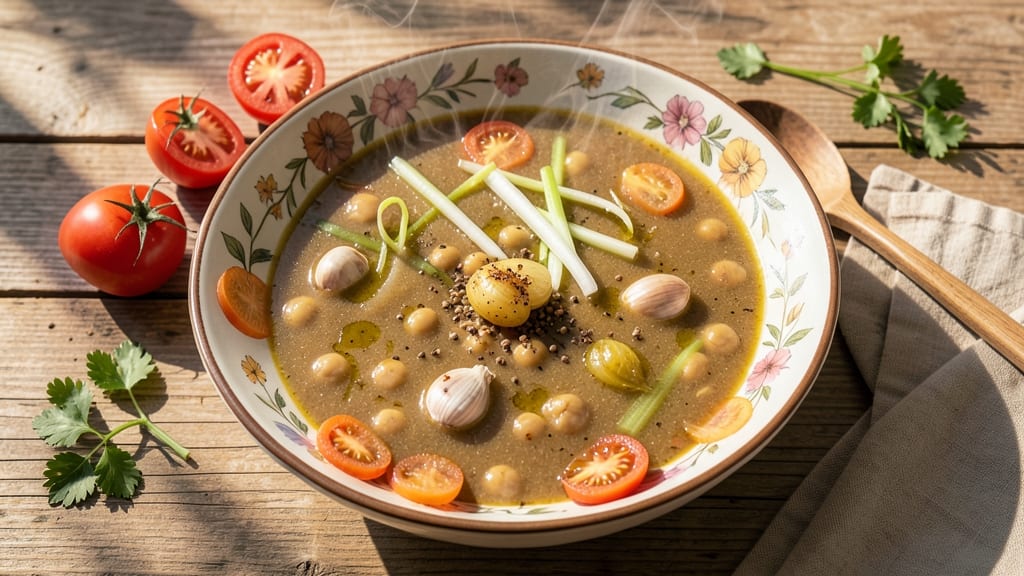 Algerian Shorba Soup Recipe: Harissa-Kissed Tomato and Chickpea Comfort