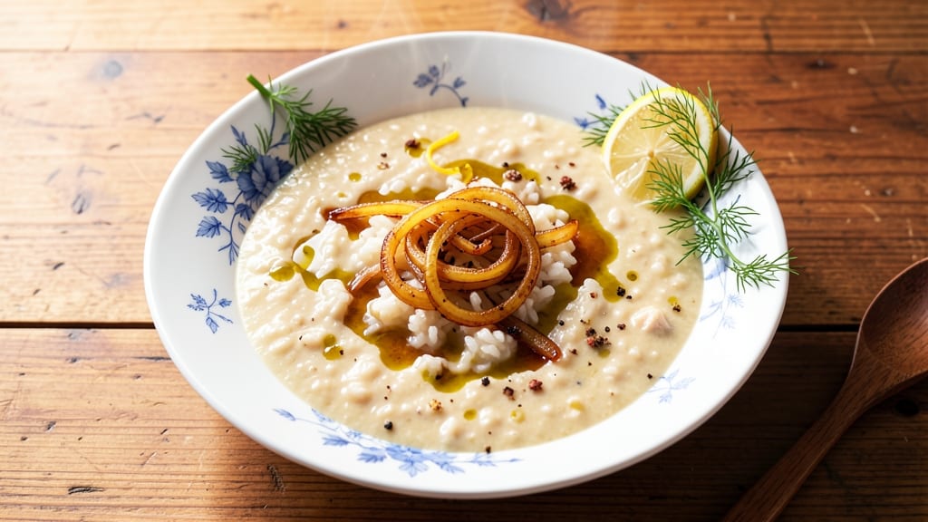 Avgolemono Soup Recipe with Rice: Lemon-Egg Creaminess Over Fluffy Grains