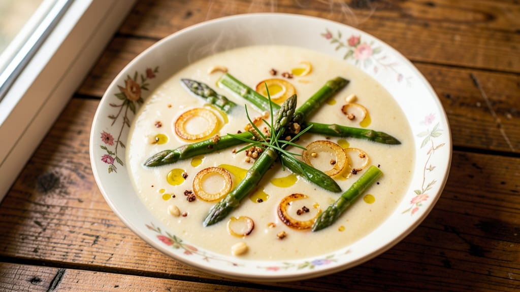 Barefoot Contessa Asparagus Soup Recipe: Silky Herb Velout With Crispy Topping Magic