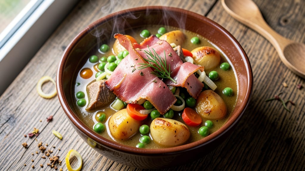 Andersen's Pea Soup Recipe With Ham: Savory Ham and Sweet Pea Harmony