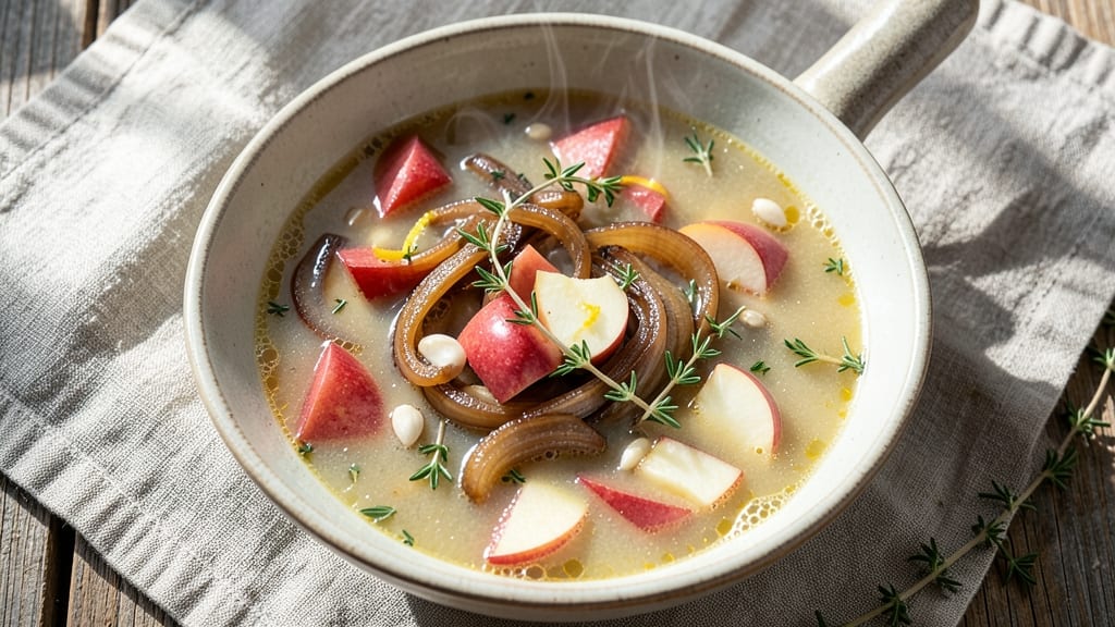 Apple And Onion Soup Recipe: Slow-Simmered Depth With Caramelized Sweetness