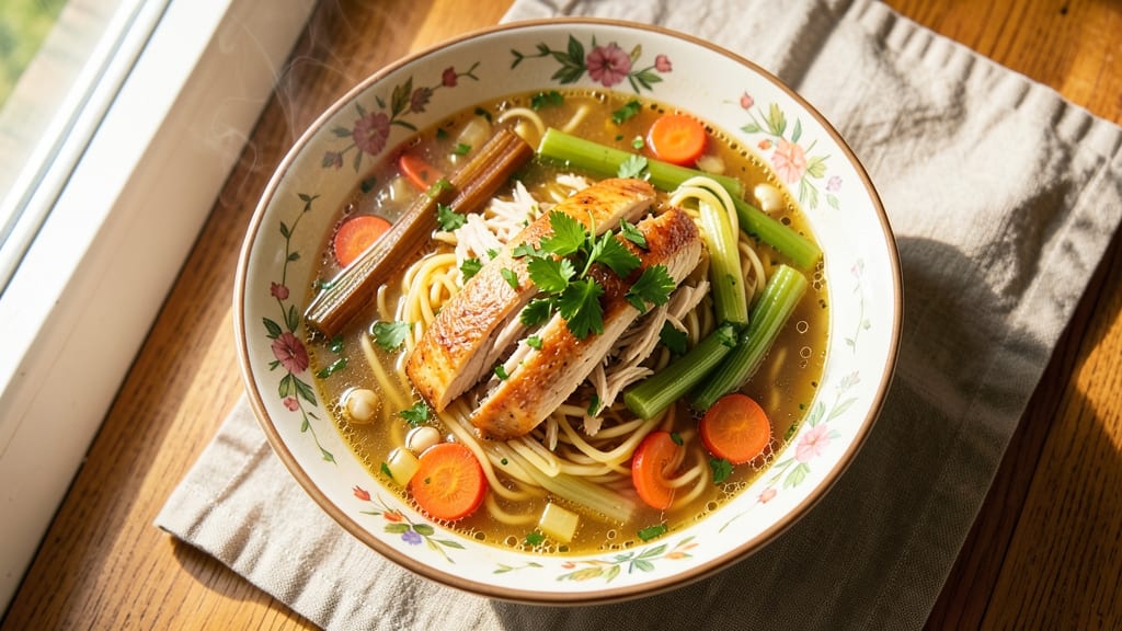 Best Rated Homemade Chicken Noodle Soup Recipe: Grandma-Approved Healing in a Bowl