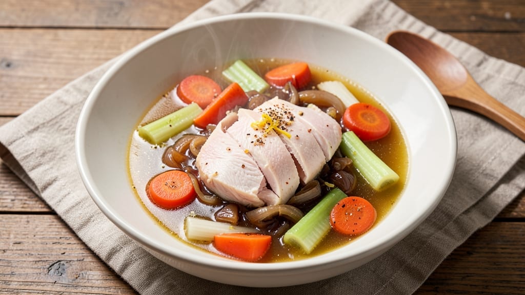 Basic Chicken Soup Recipe From Scratch: Homemade Broth With Perfectly Al Dente Pasta