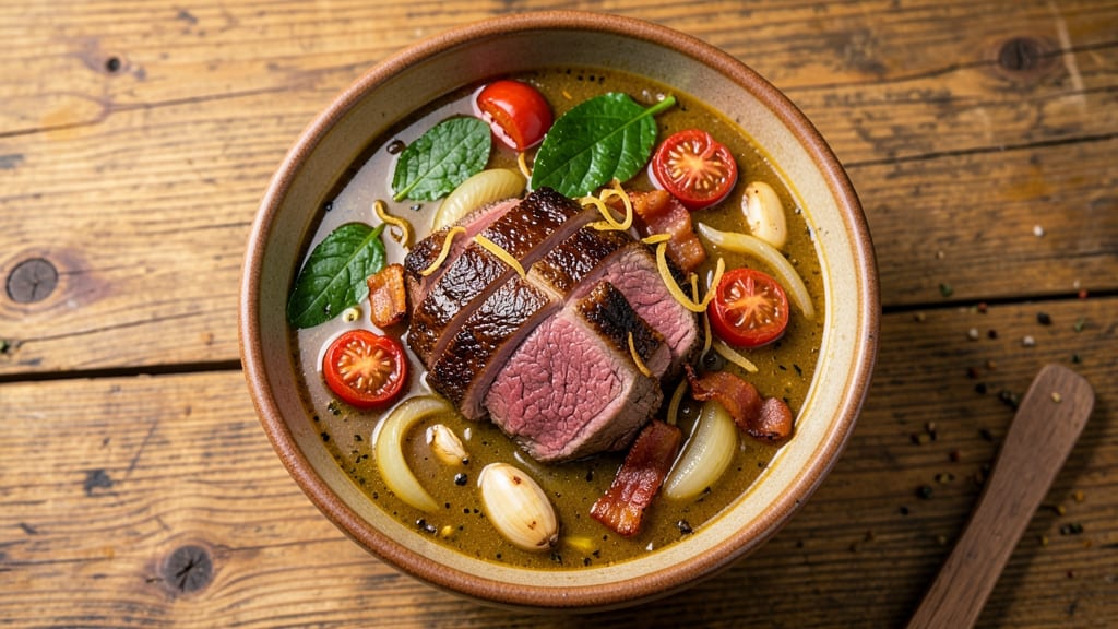 Beef Camto Soup Recipe: Smoky Bacon and Caramelized Onion Depth