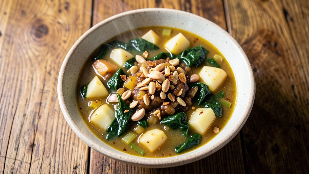 Best Spinach Soup Recipe Ever Without Cream: Herb-Infused Broth With Crispy Celery Crowns
