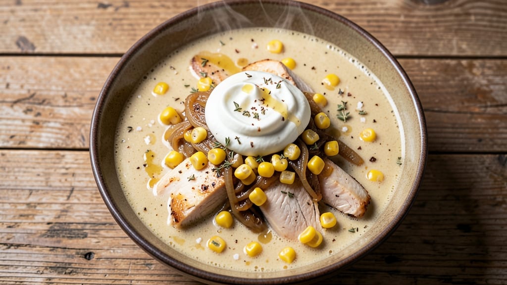 Best Chicken Corn Soup Recipe From Scratch: Silky Onion Base With Crisp Celery Crowns
