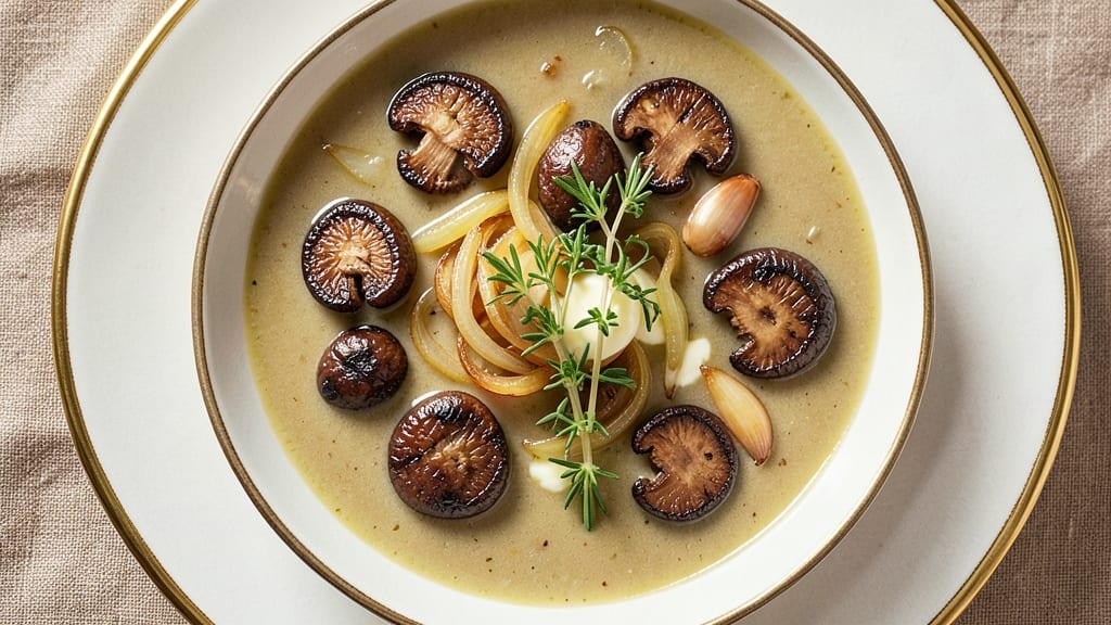 5-Star Mushroom Soup Recipe: Umami-Deep Velout With Earthy Crunch