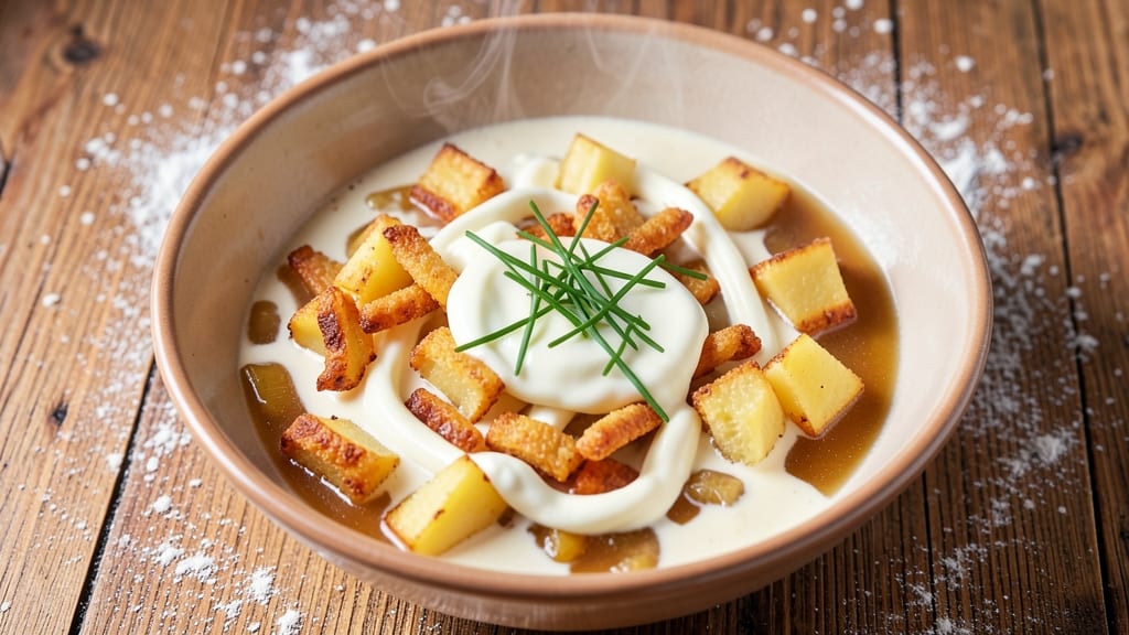 Baked Potato Soup Recipe Using Frozen Hash Browns: Crispy Topping Magic in One Pot