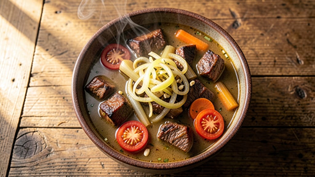 Black Angus Beef Soup Recipe: Deep Umami Richness With Tender Meat Bites