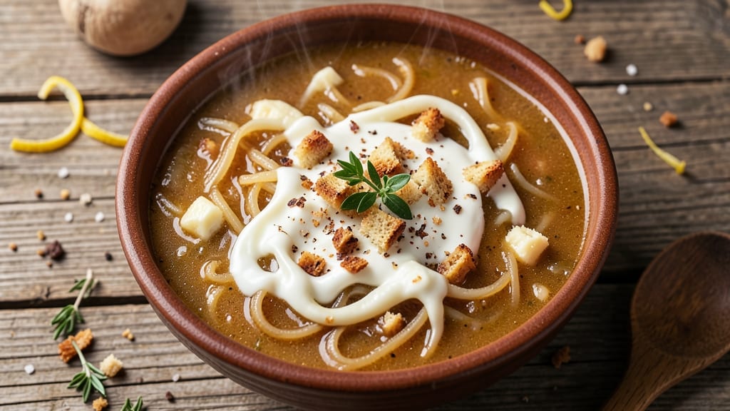 Biergarten Beer Cheese Soup Recipe: Malty Beer and Gruyère Harmony