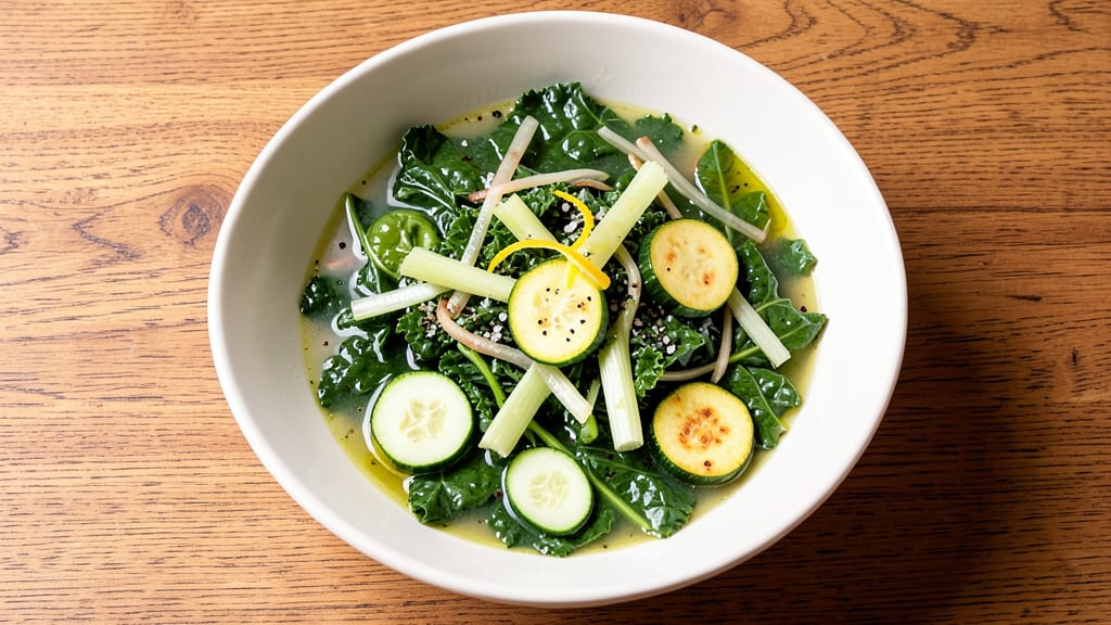 Alkaline Vegetable Soup Recipe: Gut-Friendly Greens with Lemon Zest Boost