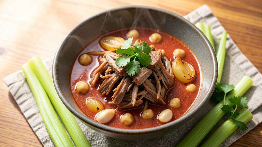 Bakuteh Soup Recipe: Crispy Celery Crowns Meet Zesty Lemon-Anchovy Velouté