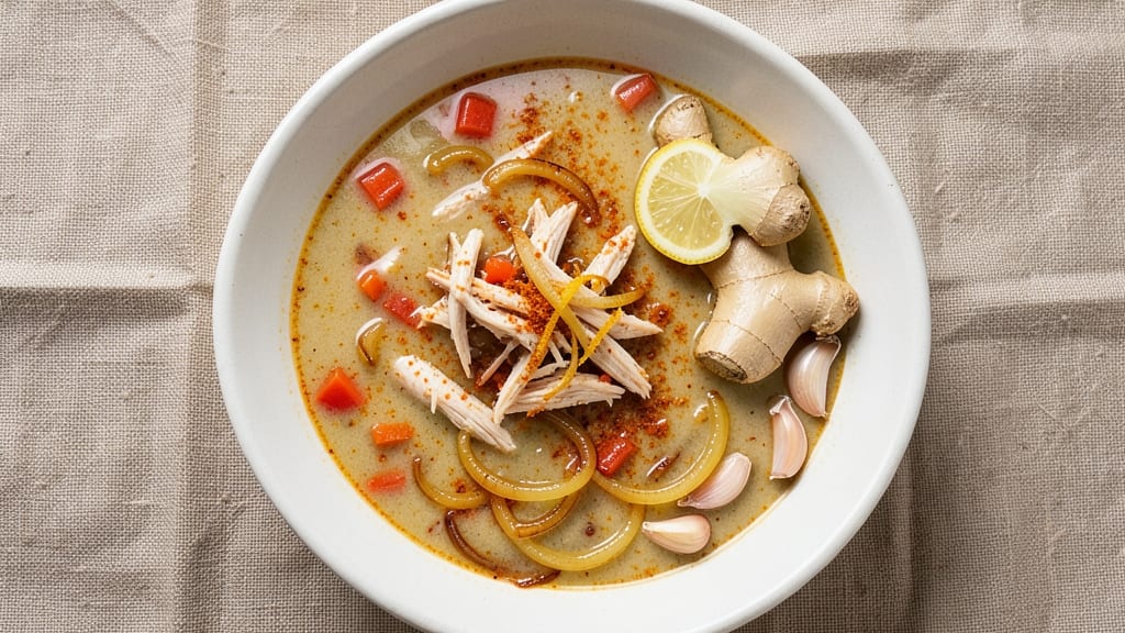 Best Sore Throat Soup Recipe: Soothing Honey-Ginger Immune Boost