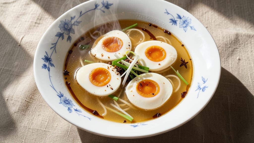 Authentic Chinese Egg Drop Soup Recipe: Silky Ribbons and Fragrant Star Anise